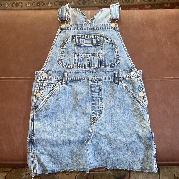 Vintage Denim Overall Dress - Picture 4 of 7